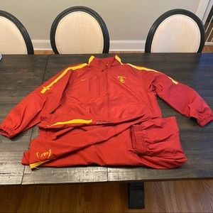 Nike USC Trojans Track Suit - Size Large